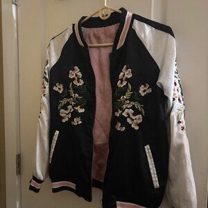 Fine Silk Jacket with Embroidery